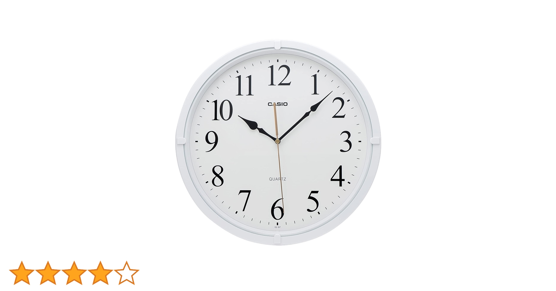 Amazon.co.jp: CASIO(カシオ) 掛け時計 壁掛け時計 ホワイト 白